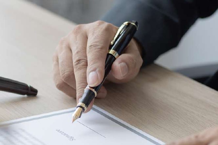 Firma de un documento